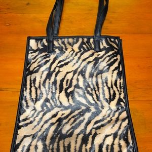 Animal Print Vinyl Tote